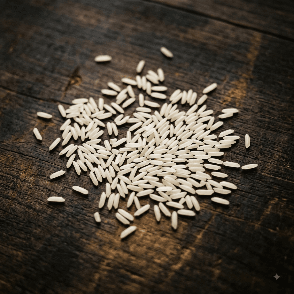 IRRI-9 fine grain white rice